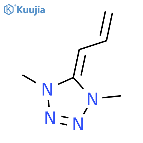 1H-Tetrazole, 4,5-dihydro-1,4-dimethyl-5-(2-propenylidene)- structure