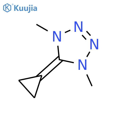 1H-TETRAZOLE, 5-CYCLOPROPYLIDENE-4,5-DIHYDRO-1,4-DIMETHYL- structure
