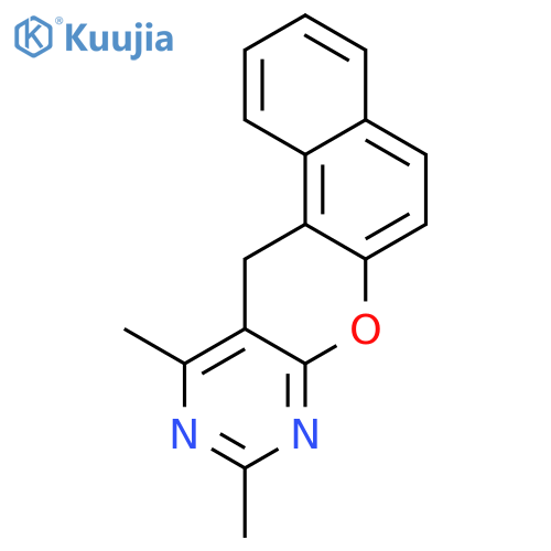 9,11-dimethyl-12H-benzo[5,6]chromeno[2,3-d]pyrimidine structure