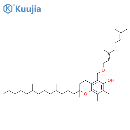 2H-1-Benzopyran-6-ol,5-[[(3,7-dimethyl-2,6-octadienyl)oxy]methyl]-3,4-dihydro-2,7,8-trimethyl-2-(4,8,12-trimethyltridecyl)- structure