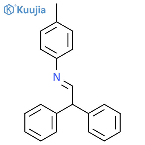 Benzenamine, N-(2,2-diphenylethylidene)-4-methyl- structure