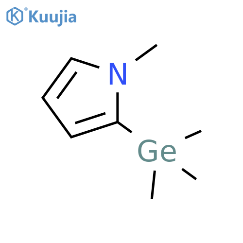 1H-Pyrrole, 1-methyl-2-(trimethylgermyl)- structure
