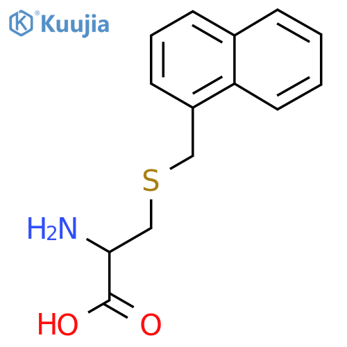2-Amino-3-(naphthalen-1-ylmethyl)sulfanylpropanoic Acid structure