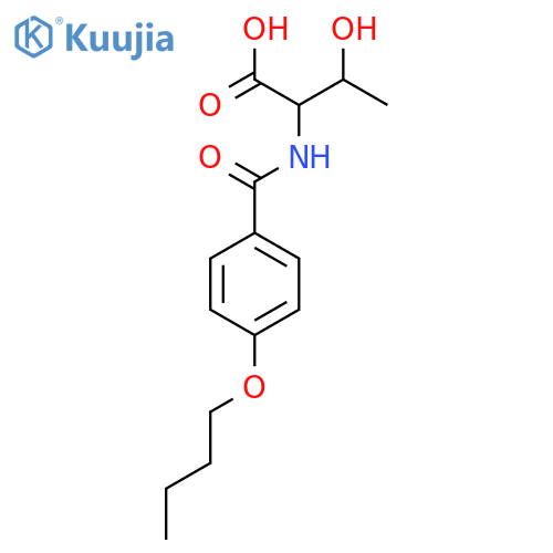 2-(4-Butoxyphenyl)formamido-3-hydroxybutanoic Acid structure