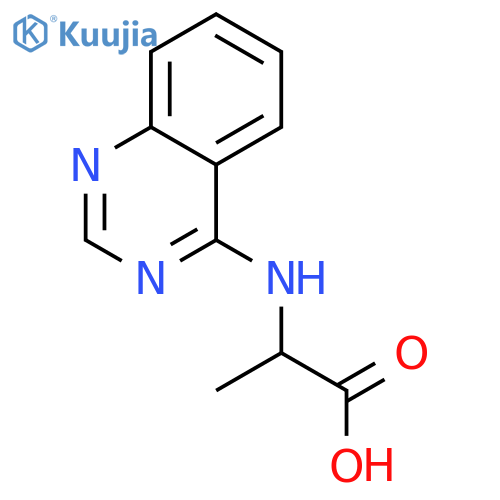 2-(Quinazolin-4-ylamino)-propionic acid structure