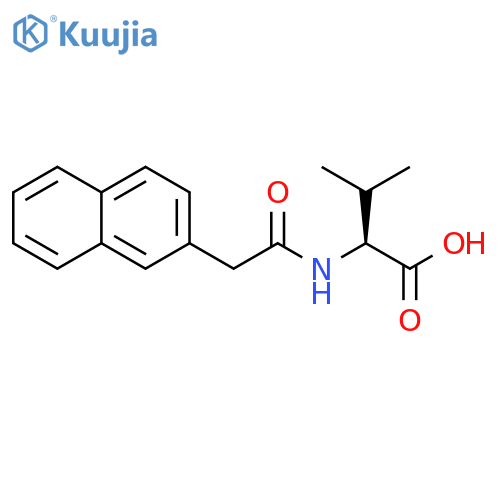 3-methyl-2-2-(naphthalen-2-yl)acetamidobutanoic acid structure