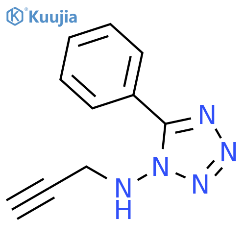 1H-Tetrazol-1-amine, 5-phenyl-N-2-propynyl- structure