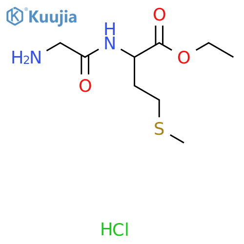 Ethyl glycylmethioninate hydrochloride structure