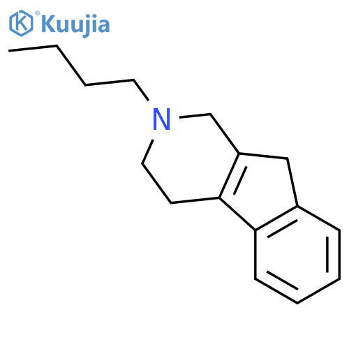 1H-Indeno[2,1-c]pyridine, 2-butyl-2,3,4,9-tetrahydro- structure