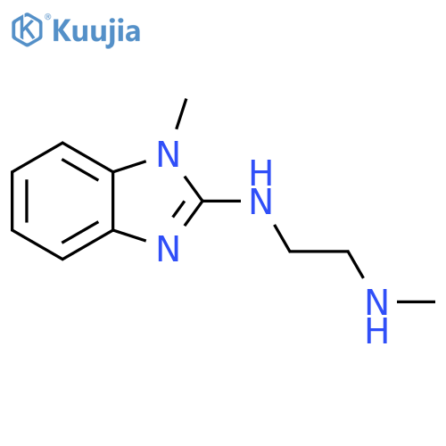 1,2-Ethanediamine, N-methyl-N'-(1-methyl-1H-benzimidazol-2-yl)- structure
