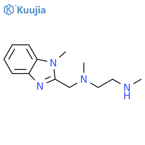 1,2-Ethanediamine,N,N'-dimethyl-N-[(1-methyl-1H-benzimidazol-2-yl)methyl]- structure
