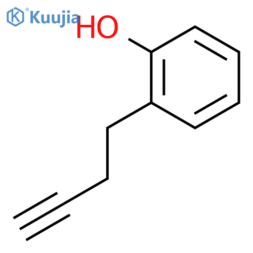 2-(but-3-yn-1-yl)phenol structure