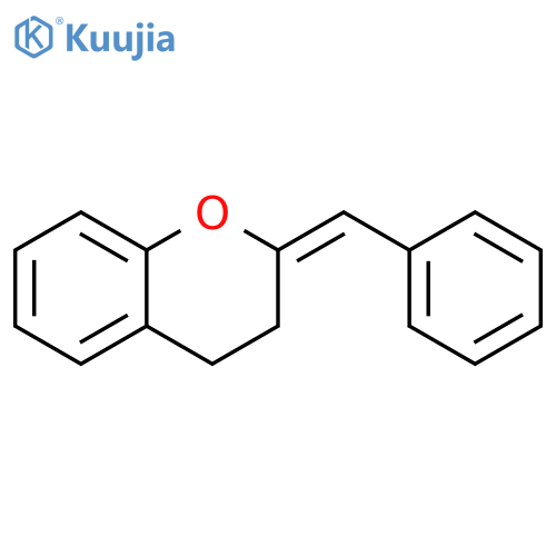 2H-1-Benzopyran, 3,4-dihydro-2-(phenylmethylene)-, (E)- structure
