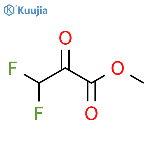 Propanoic acid, 3,3-difluoro-2-oxo-, methyl ester structure