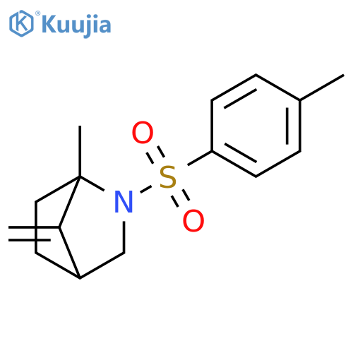 2-Azabicyclo[2.2.1]heptane,1-methyl-7-methylene-2-[(4-methylphenyl)sulfonyl]- structure