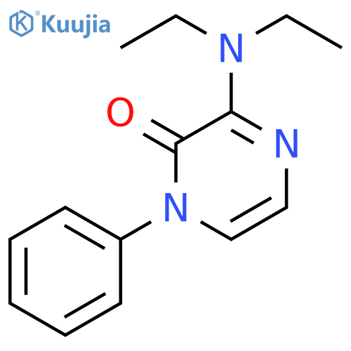 2(1H)-Pyrazinone, 3-(diethylamino)-1-phenyl- structure