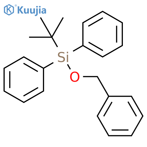 Silane, (1,1-dimethylethyl)diphenyl(phenylmethoxy)- structure