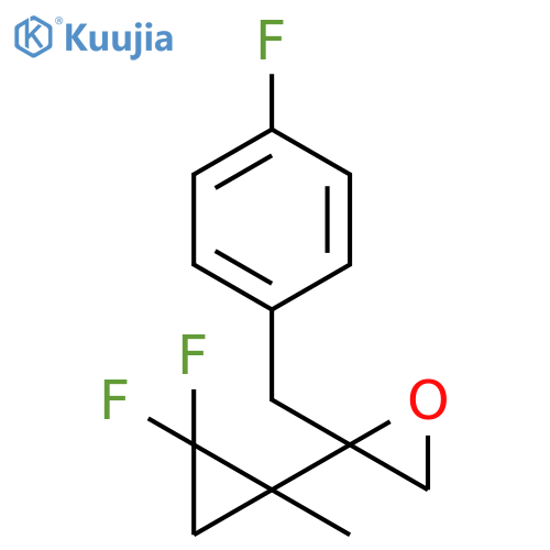 Oxirane, 2-(2,2-difluoro-1-methylcyclopropyl)-2-[(4-fluorophenyl)methyl]- structure