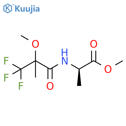 D-Alanine, N-(3,3,3-trifluoro-2-methoxy-2-methyl-1-oxopropyl)-, methylester structure