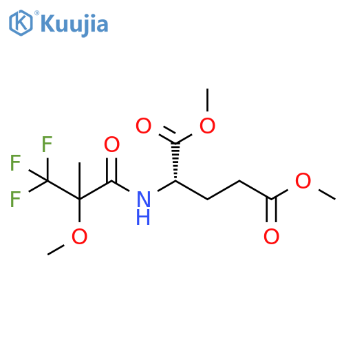 L-Glutamic acid, N-(3,3,3-trifluoro-2-methoxy-2-methyl-1-oxopropyl)-, dimethyl ester (9CI) structure