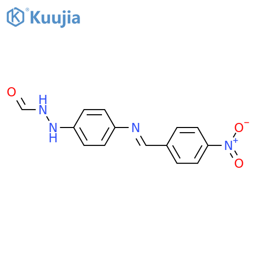 Hydrazinecarboxaldehyde,2-[4-[[(4-nitrophenyl)methylene]amino]phenyl]- structure