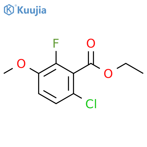 thyl 6-chloro-2-fluoro-3-mthoxybnzoat structure