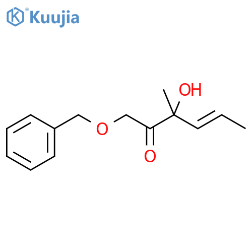 4-Hexen-2-one, 3-hydroxy-3-methyl-1-(phenylmethoxy)- structure