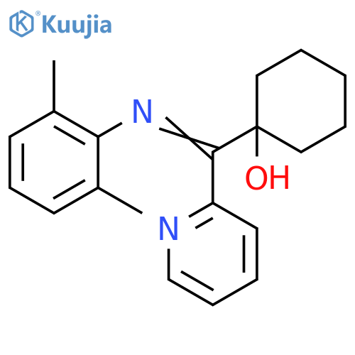 Cyclohexanol, 1-[[(2,6-dimethylphenyl)imino]-2-pyridinylmethyl]- structure