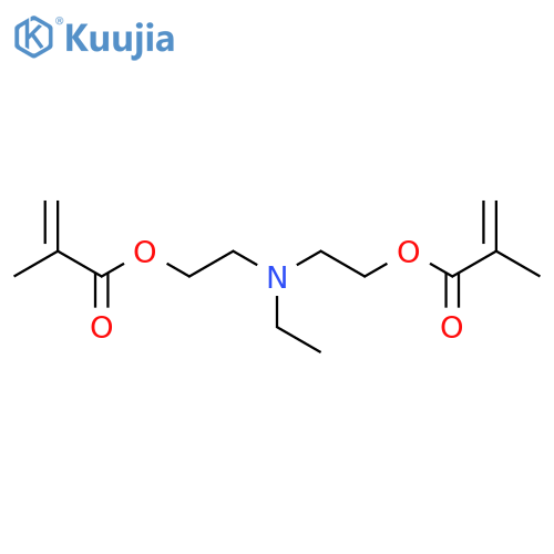 2-Propenoic acid,2-methyl-, 1,1'-[(ethylimino)di-2,1-ethanediyl] ester structure