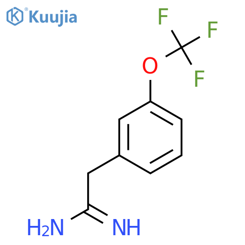 2-3-(trifluoromethoxy)phenylethanimidamide structure