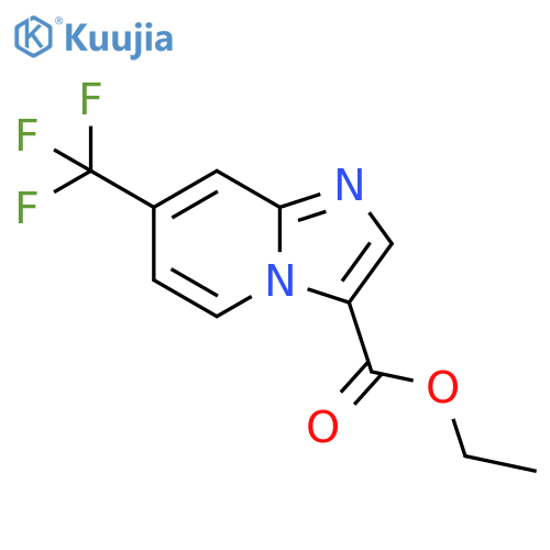 7-Trifluoromethyl-Imidazo1,2-APyridine-3-Carboxylic Acid Ethyl Ester- structure