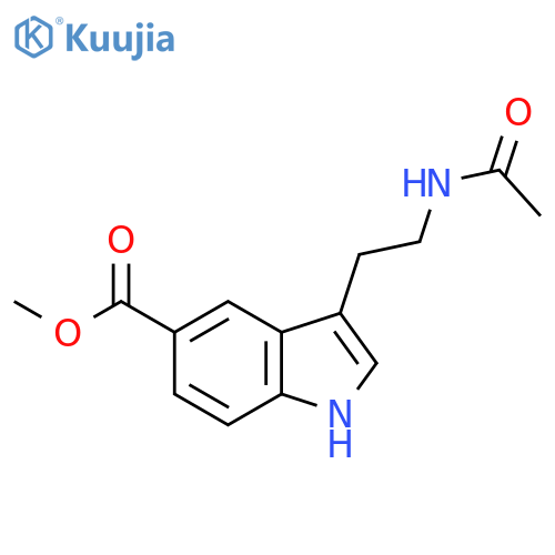 1H-Indole-5-carboxylic acid, 3-[2-(acetylamino)ethyl]-, methyl ester structure