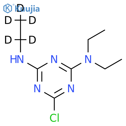 Trietazine D5 (ethyl D5) structure