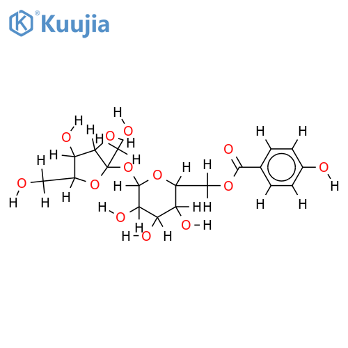 6'-(p-Hydroxybenzoyl)-sucrose structure