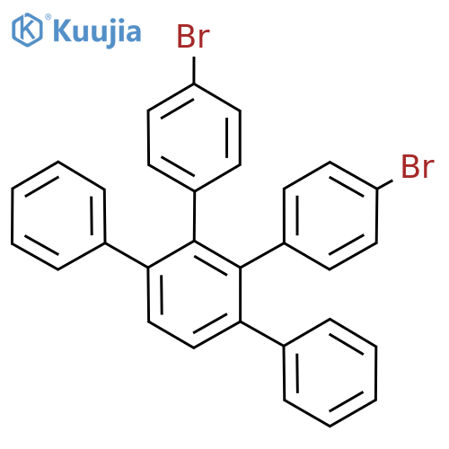 4,4''-Dibromo-3',6'-diphenyl-1,1':2',1''-terphenyl structure