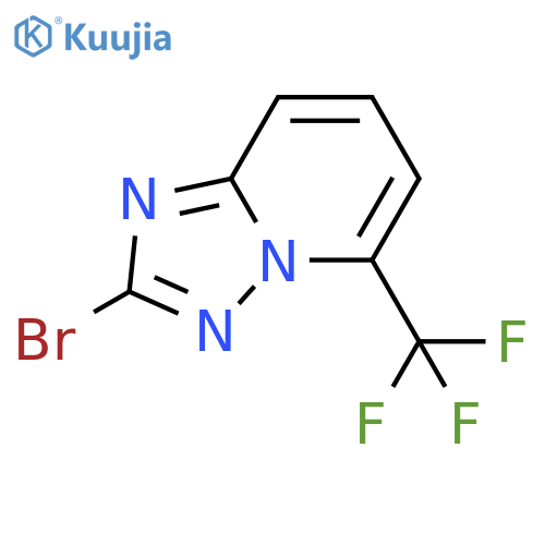 2-bromo-5-(trifluoromethyl)-1,2,4triazolo1,5-apyridine structure