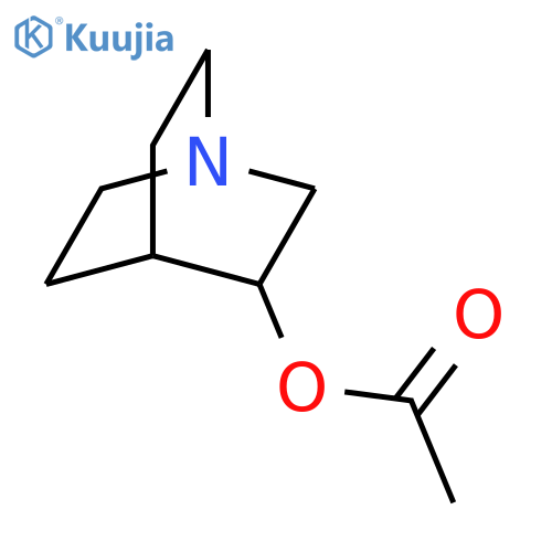 1-Azabicyclo[2.2.2]octan-3-ol, acetate (ester), (R)-,[R-(R*,R*)]-2,3-dihydroxybutanedioate (1:1) (salt) structure
