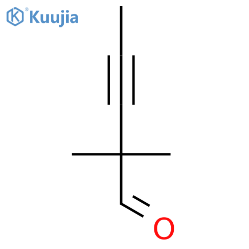 3-Pentynal, 2,2-dimethyl- structure