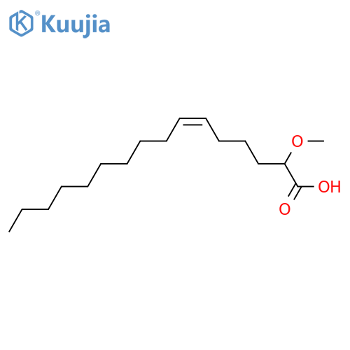 6-Hexadecenoic acid, 2-methoxy-, (Z)- structure