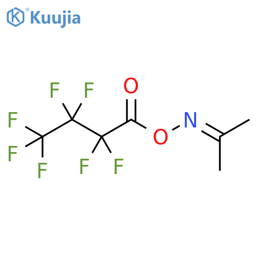 2-Propanone, O-(2,2,3,3,4,4,4-heptafluoro-1-oxobutyl)oxime structure