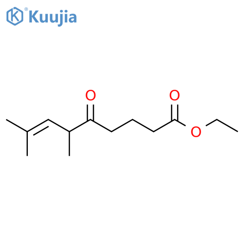 7-Nonenoic acid, 6,8-dimethyl-5-oxo-, ethyl ester structure