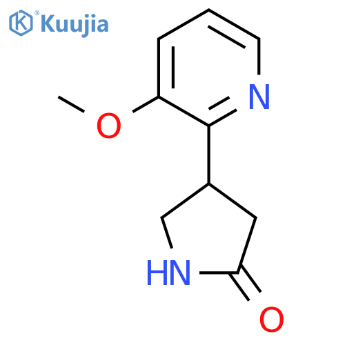 4-(3-methoxypyridin-2-yl)pyrrolidin-2-one structure