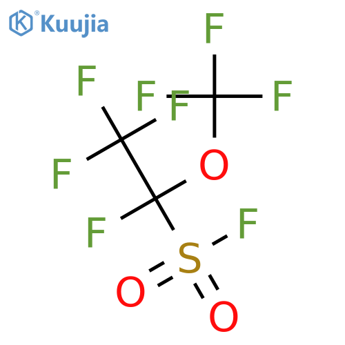 Ethanesulfonyl fluoride, 1,2,2,2-tetrafluoro-1-(trifluoromethoxy)- structure