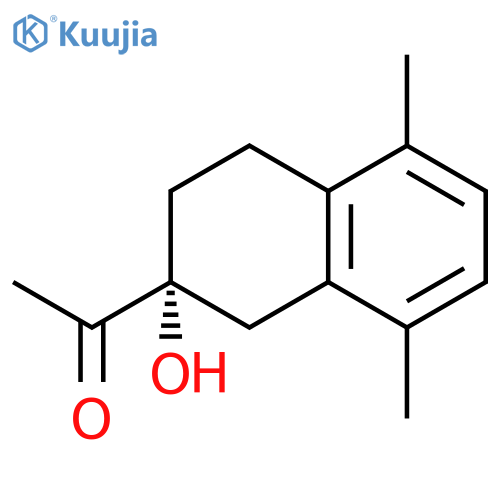 Ethanone, 1-(1,2,3,4-tetrahydro-2-hydroxy-5,8-dimethyl-2-naphthalenyl)-, (R)- (9CI) structure