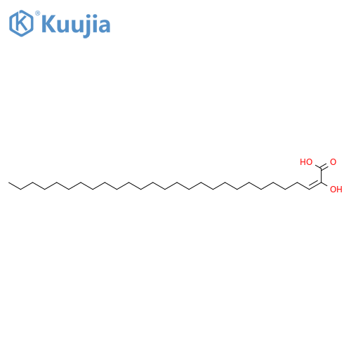 Octacosenoic acid, 2-hydroxy- structure