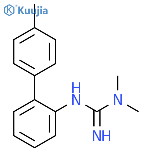 Guanidine, N,N-dimethyl-N'-(4'-methyl[1,1'-biphenyl]-2-yl)- structure
