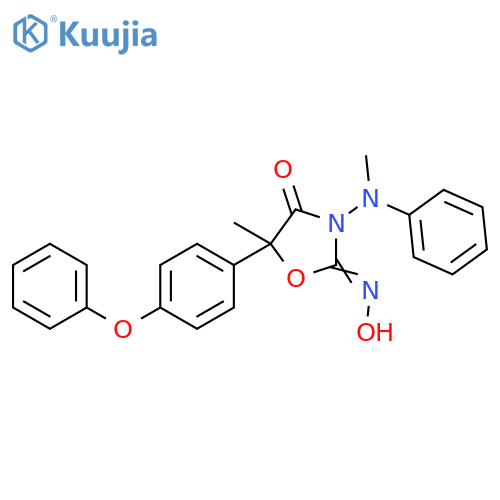 2,4-Oxazolidinedione,5-methyl-3-(methylphenylamino)-5-(4-phenoxyphenyl)-, 2-oxime structure