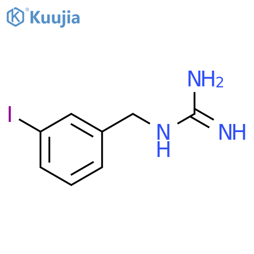1-(3-iodobenzyl)guanidine structure