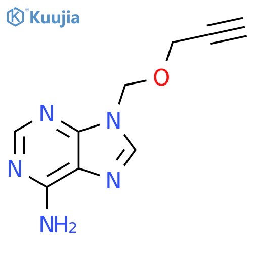 9H-Purin-6-amine, 9-[(2-propynyloxy)methyl]- structure