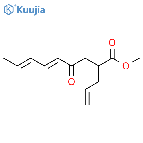 5,7-NONADIENOIC ACID, 4-OXO-2-(2-PROPENYL)-, METHYL ESTER, (E,E)- structure